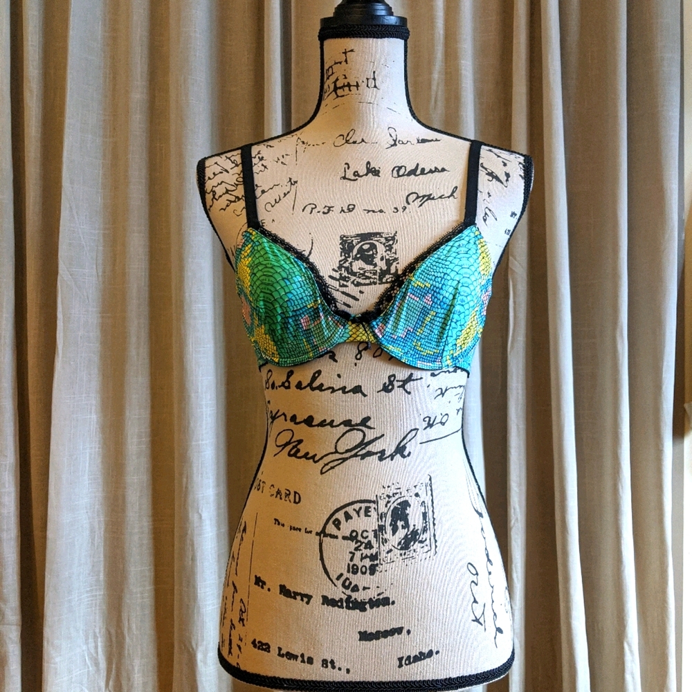 Just Cavalli animal print brassiere